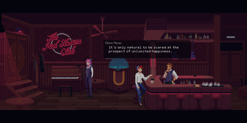 Illustration for article titled A Cyberpunk Game Where You Manipulate People With Alcohol